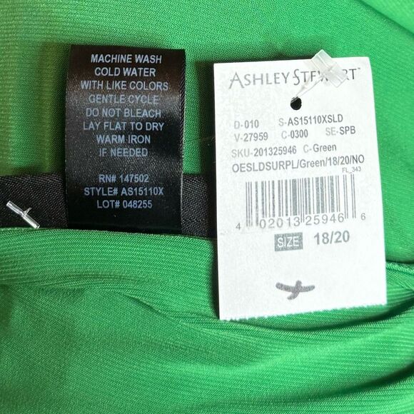NWT Ashley Stewart Green Dress size 18/20 - Picture 7 of 7